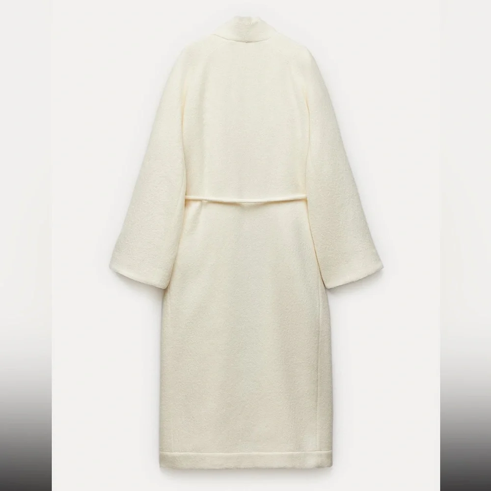 NWT Manteco Wool Coat ZW Collection - Picture 7 of 12